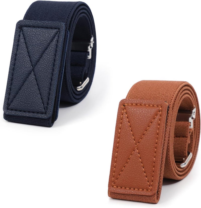 WELROG Kids Belts for Boys - Velcro Buckle Toddler Belt Elastic Adjustable Belt for Boys Girls - Image 1